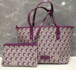 Calvin Klein Jeans Shoulder Bag + Hand Bag Purple - Picture 1 of 11