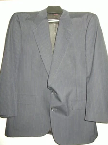 Hart Schaffner & Marx 43R 2B grau Nadelstreifen Anzug, Hose 38 x 26 1/2 (S15) - Bild 1 von 7