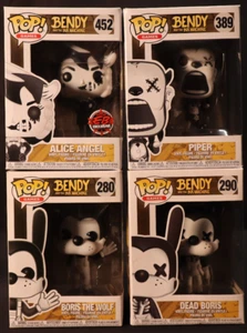 Lot Of 4 Funko Pop! Bendy And The Ink Machine Vinyl Figures #290 #452 #389 #280 - Bild 1 von 13
