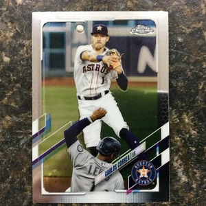 2021 Topps Chrome #172 Carlos Correa Houston Astros - Picture 1 of 2