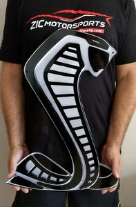 2020 MUSTANG GT500 COBRA SNAKE Steel Metal Sign - Ford Licensed (Large) - Bild 1 von 7