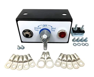 MVP Dump Truck Flip Tarp Motor Rotary Switch Kit - 12V 50 Amps - Roll Up Tarps - Picture 1 of 1
