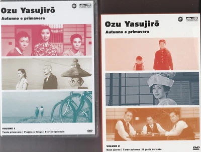 CG ENTERTAINMENT 6 Dvd OZU YASUJIRO COLLECTION AUTUNNO E PRIMAVERA VOLUME 1 + 2 (2 Box) nuovo