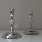  17th Century Antique William & Mary Sterling Silver Pair Candlesticks Lon 1694