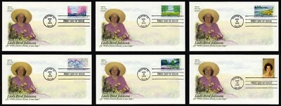 USA, SCOTT # 4716, FULL SET OF 6 ARTCRAFT FDC COVERS - LADY BIRD JOHNSON, 2012 - Image 1 of 4
