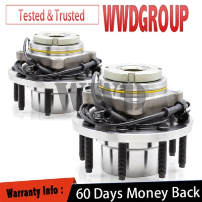 Front Wheel Bearing Hub For 1999-2004 Ford F-250 F-350 F-450 F-550 Super Duty - Imagem 1 de 4