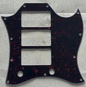 Golpeador de guitarra estilo pastilla estándar 3 personalizado para Gibson SG marrón tortuga - Imagen 1 de 4