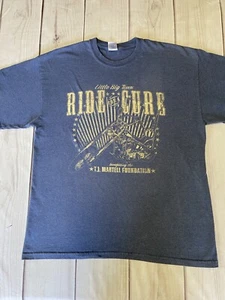 LITTLE BIG TOWN Ride For A Cure Motorcycle Benefit Concert Size XL Heather Blue - Picture 1 of 8