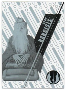 2016 Topps Star Wars High Tek Printing Proofs Black SW-31 Oppo Rancisis 1/1 - Picture 1 of 1