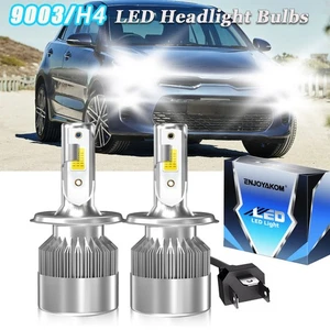 H4 9003 LED Headlights Bulbs For Kia Rio 2001-2022 High Low Beam Kit White - Picture 1 of 11