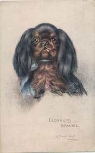 Postal Tuck firmada por el Blenheim Spaniel Maud West Watson - 1931 - Imagen 1 de 2