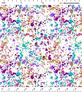 Minerva Exclusive Linen Fabric - POD - Chromatic Fizz - per metre - Picture 1 of 3