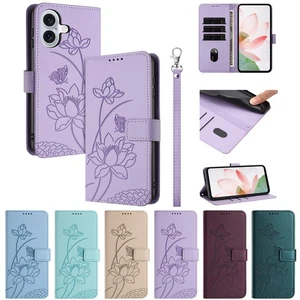 Magnetic Flip Wallet Case Cover For iPhone 17 Air 16 15 13 12 Mini SE X 8 7 Plus - Picture 1 of 18