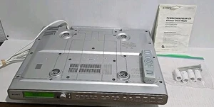 Sony ICF-CD553RM Cocina Bajo Gabinete Reproductor de CD Reloj Radio con Control Remoto y Herrajes - Imagen 1 de 15