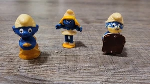 Ü-Ei Olympiade der Schlümpfe 1983 - Schlumpfine Sackhüpfen Schokokuss - Bild 1 von 5