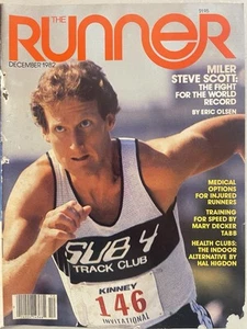 1982 The Runner Magazine December Steve Scott, Nike ads - Picture 1 of 23