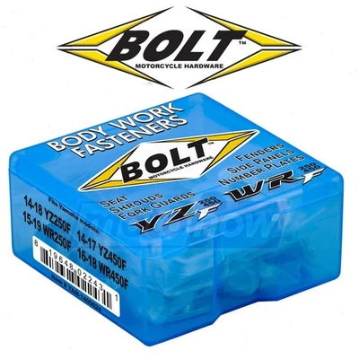 Bolt MC Full Plastic Fastener Kit for 2018 Yamaha WR450F - Shop Hardware bj Foto 1 de 4