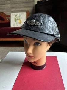 Gorra de cuero vintage Harley Davidson Motorcycles 2003 100 aniversario talla 1 - Imagen 1 de 6