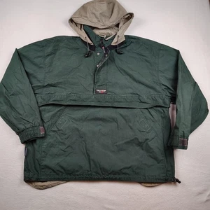 Vintage Chaps Ralph Lauren Pullover Jacket Mens Medium Hooded Outdoor 90s - Picture 1 of 9