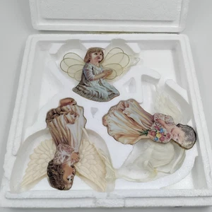 Vintage 3 Bradford Edition Heaven’s Little Angels Ornamente Set #8 - Bild 1 von 5