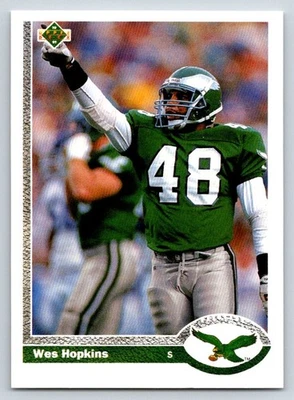 1991 Upper Deck Wes Hopkins #106 - Image 1 of 2