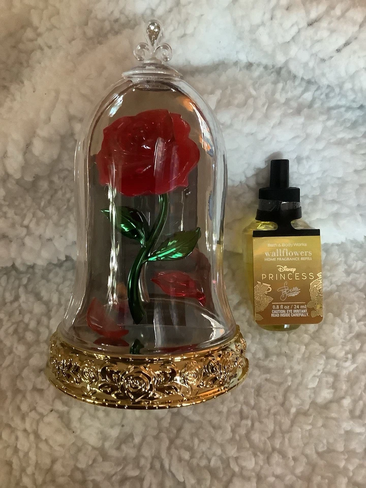 Bath & Body Works Wallflower Holder DISNEY BELLE NIGHT LIGHT W/BELLE WALLFLOWER - Image 1 of 1