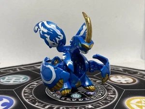 Bakugan BakuTech Pyrus Rise Dragaon Blue & card MG Japan Import Rare - Picture 1 of 7