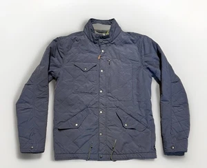 Relwen Quilted Insulated Tanker Jacket Men’s Size Medium Navy Blue Zip Button Up - Bild 1 von 9