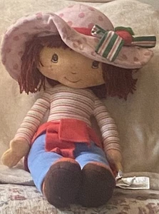 Riesiges Strawberry Shortcake Jumbo Plüsch Puppe Kuschelkissen Vintage 2003 - Bild 1 von 7