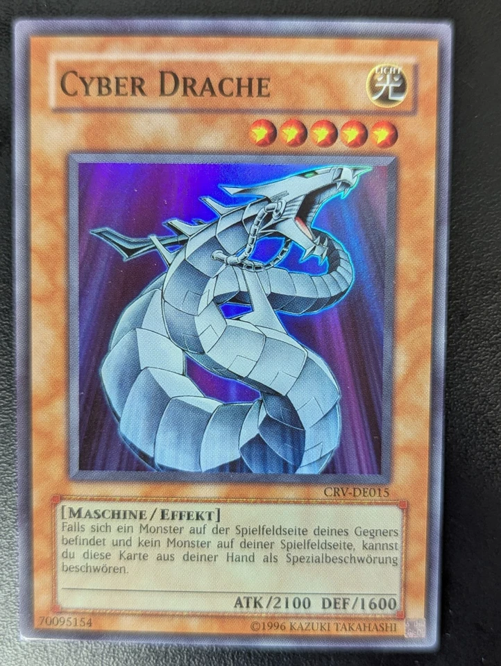 Cyber Drache CRV-DE015 Super Rare Deutsch NM YUGIOH - Bild 1 von 1