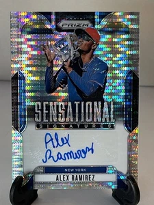 Alex Ramirez Auto Pulsar #198/199 2025 Panini Prizm SS-AR Sensational Signatures - Picture 1 of 2