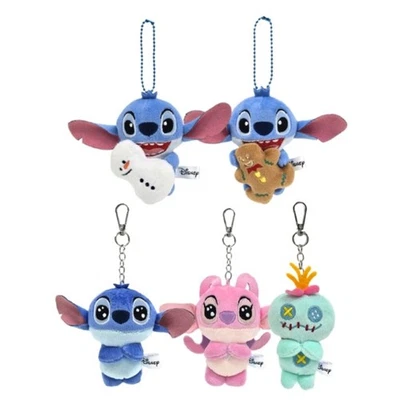 Cute Disney Lilo&Stitch Small Plush Type Bag Charm Key Ring Keychain Accessory Foto 1 de 4