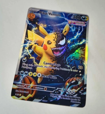 Pikachu-Venom Halloween 2025 card Full Art Holo  - Image 1 of 3