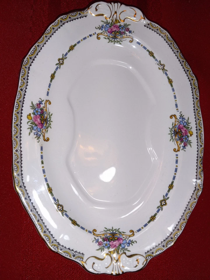 Alfred Meakin Osiris Shape platter Art Deco 1930 Staffordshire, England VTG RARE - Image 1 of 4