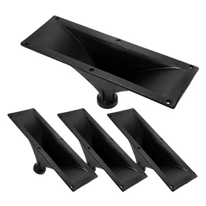 5Core Screw On Compression Driver Horn 4Pcs Tweeter Throat 3X7 ABS Build - Picture 1 of 12