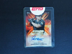 2014 Topps Power Players Giancarlo Stanton AUTO Autograph #13/15 MINT - Picture 1 of 2