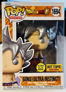 Funko Pop! Dragon Ball Super - Goku (Ultra Instinct) #1694 (GITD) (Tema candente) - Imagen 1 de 5
