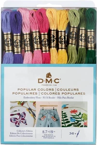 DMC Popular Colors Embroidery Floss Collector's Edition 36 Skeins - Picture 1 of 2