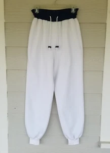 Vintage Women's Fleece Knit Joggers High Rise Sz S Athleisure Sportwear Lizsport - Picture 1 of 12