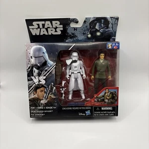 Star Wars Poe Dameron und First Order Snowtrooper Offizier 2 Figuren - Bild 1 von 6