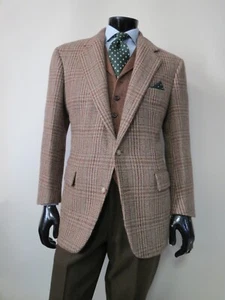 VTG Polo Ralph Lauren Heavy weight woven Tweed sport coat Size 42 R - Picture 1 of 9
