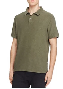Onia Alec Reverse Terry Regular Fit Polo Shirt, Sea Spray, Size M, MSRP $85 - Picture 1 of 5