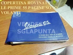 COPERTINA ROVINATA CATALOGO PARTI DI RICAMBIO PIAGGIO VESPA GS SUPER SPORT USATO - Foto 1 di 1