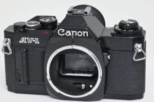 Canon AV-1 Black 35mm SLR Film Camera Body Used From Japan - Picture 1 of 5