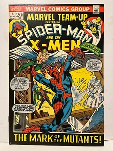 Marvel Team-Up #4 Comic 1972 - Marvel Comics - Spider-Man - X-Men - B - Imagen 1 de 2