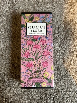 Gucci Flora Gorgeous Gardenia Eau de Parfum 100ml Spray New & Sealed