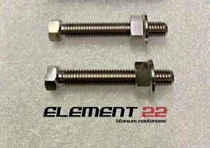 SUZUKI TL1000S 1997-2003 TITANIUM CHAIN ADJUSTER BOLTS KIT M8X45MM 1.25MM - Picture 1 of 2