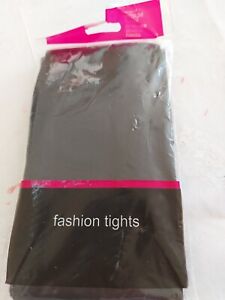 Fashion 80 denier opaque Black tights. Size Medium 