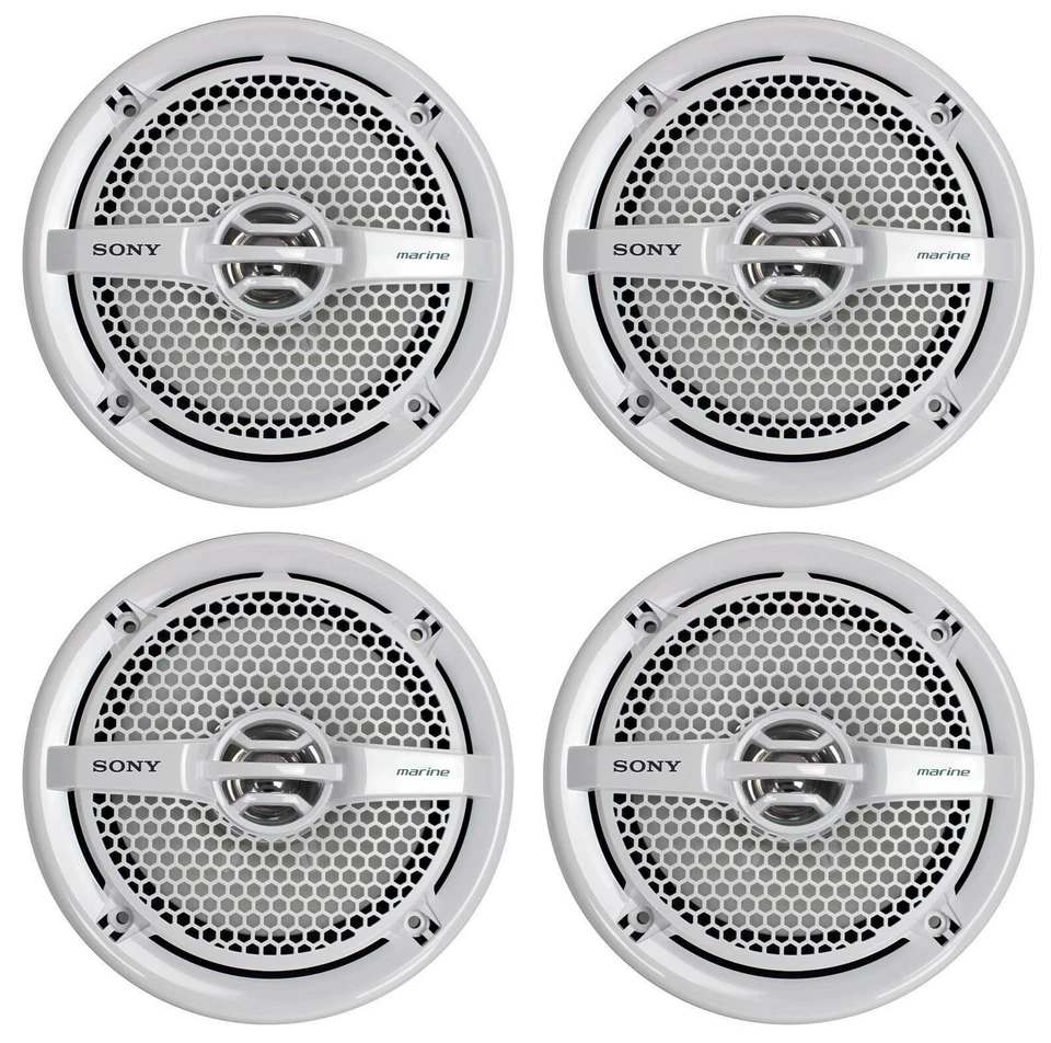 Altavoces estéreo marinos Sony XS-MP1611 6,5" 280 vatios doble cono barco agua 2 pares Foto 1 de 4