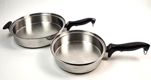 Juego de sartén multinúcleo Chefs Ware Townecraft T304 acero inoxidable sin tapa EE. UU. - Imagen 1 de 15
